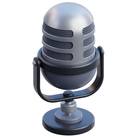 Microphone  3D Icon