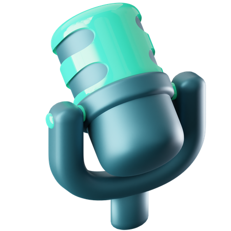 Microphone  3D Icon