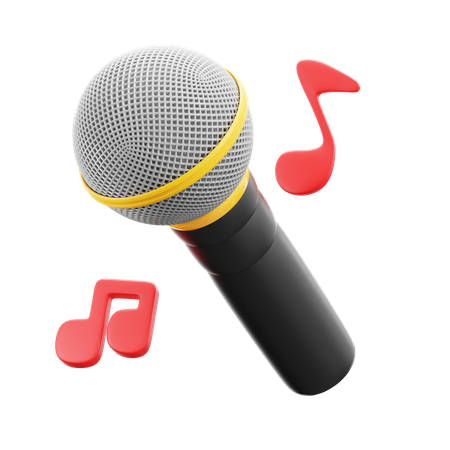 Microphone  3D Icon