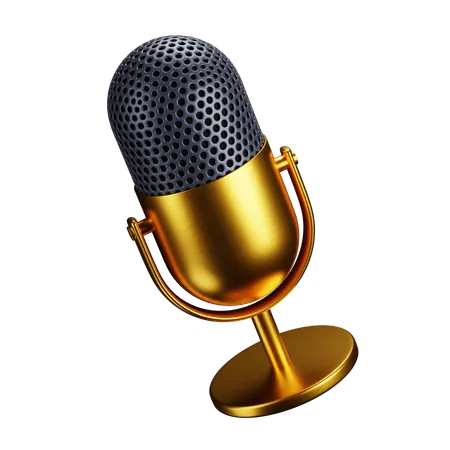 Microphone  3D Icon