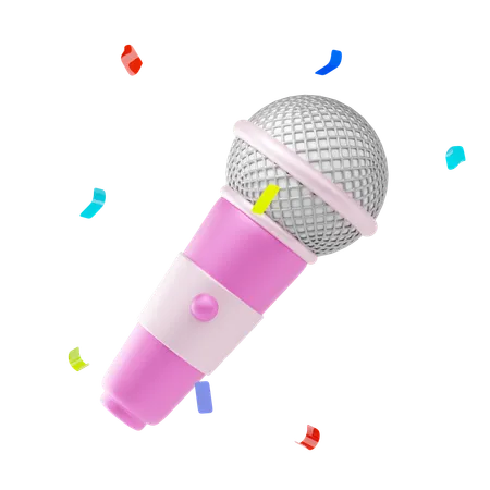 Microphone  3D Icon