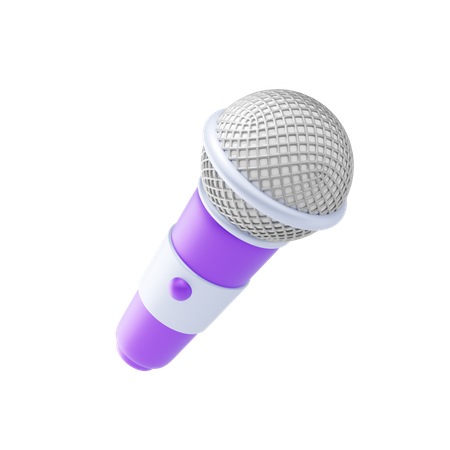 Microphone  3D Icon