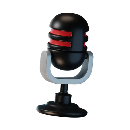 Microphone  3D Icon