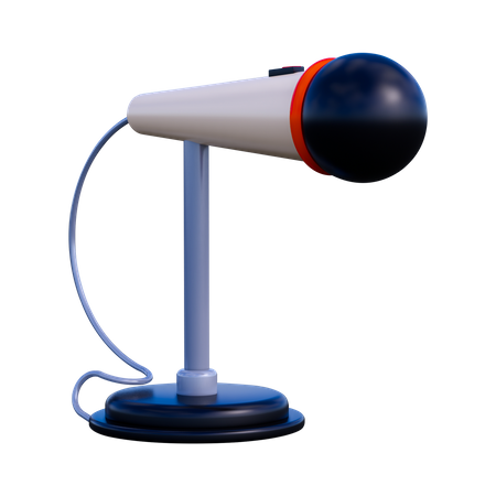 Microphone  3D Icon