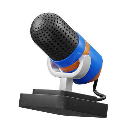 Microphone  3D Icon