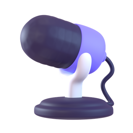 Microphone  3D Icon