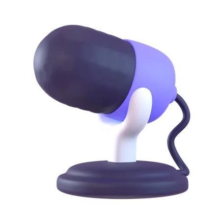 Microphone  3D Icon