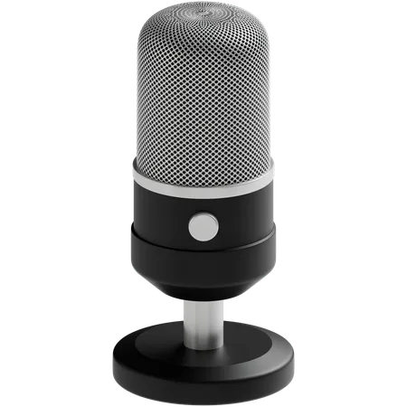 Microphone  3D Icon