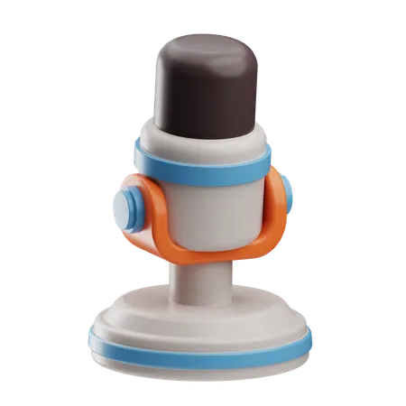 Microphone  3D Icon