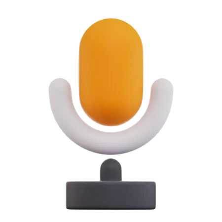 Microphone  3D Icon