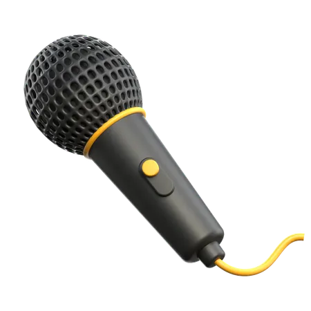 Microphone  3D Icon