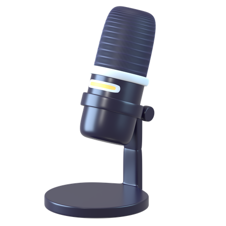 Microphone  3D Icon