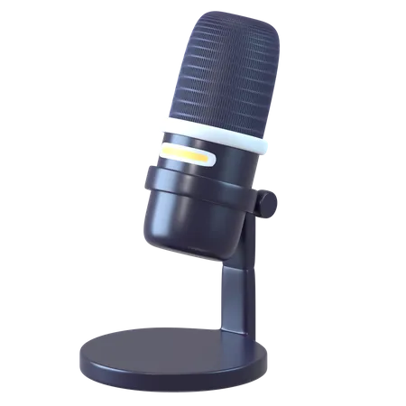 Microphone  3D Icon