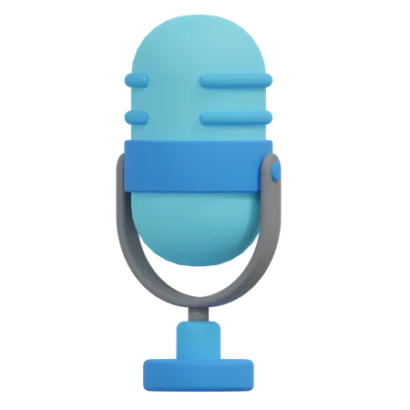 Microphone  3D Icon