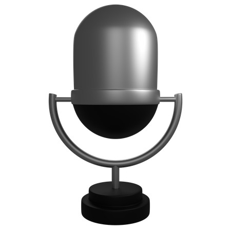 Microphone  3D Icon