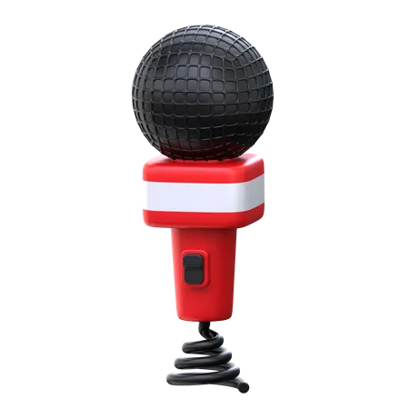 Microphone  3D Icon