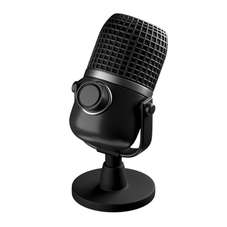 Microphone  3D Icon