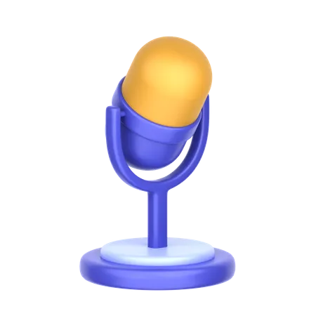 Microphone  3D Icon