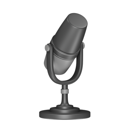 Microphone  3D Icon