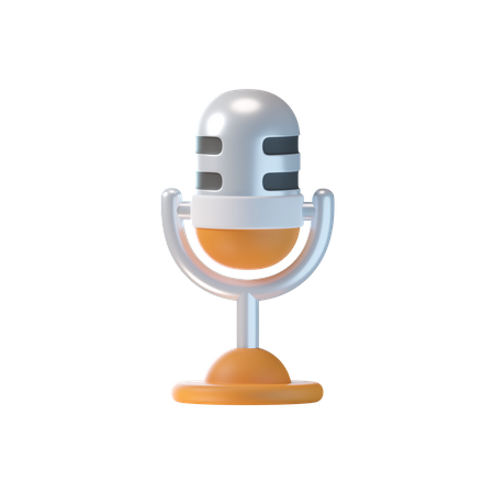 Microphone  3D Icon