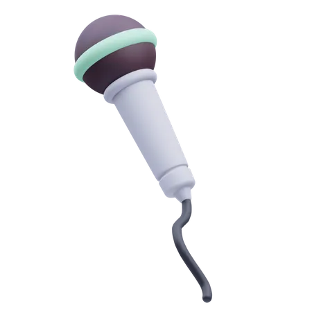 Microphone  3D Icon