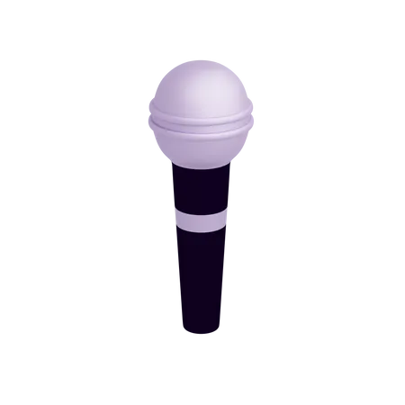 Microphone  3D Icon