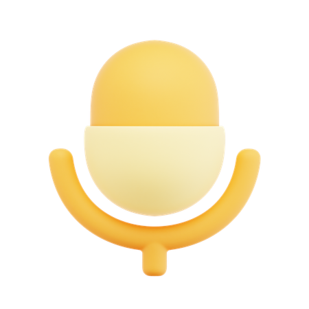 Microphone  3D Icon