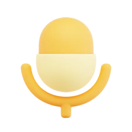 Microphone  3D Icon