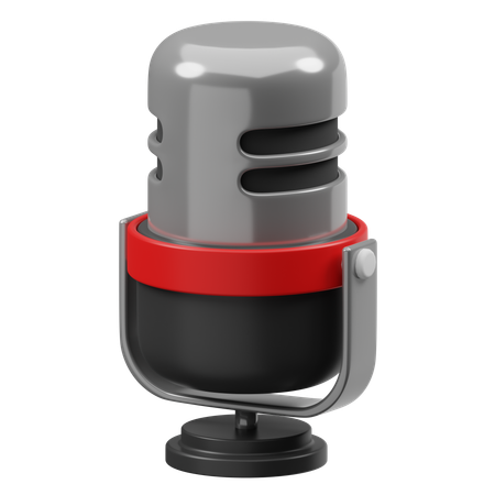 Microphone  3D Icon