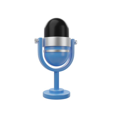 Microphone  3D Icon