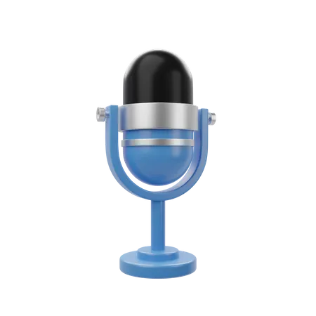 Microphone  3D Icon