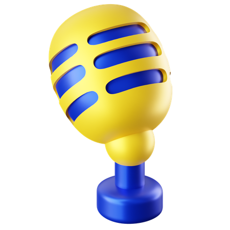 Microphone  3D Icon