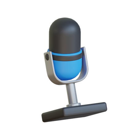 Microphone  3D Icon