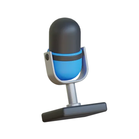 Microphone  3D Icon