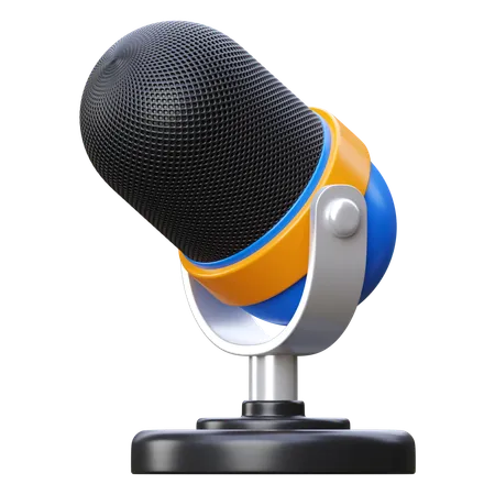 Microphone  3D Icon