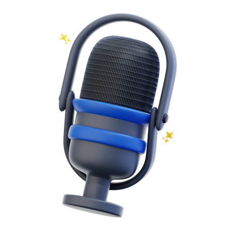 Microphone  3D Icon