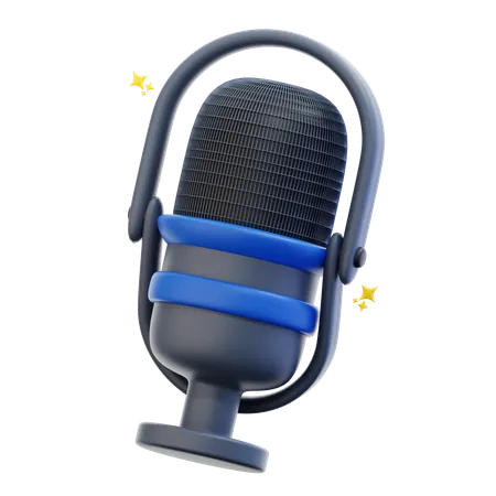 Microphone  3D Icon