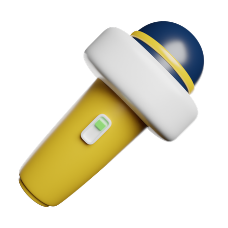 Microphone  3D Icon