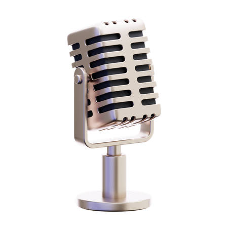 Microphone  3D Icon