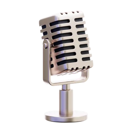 Microphone  3D Icon