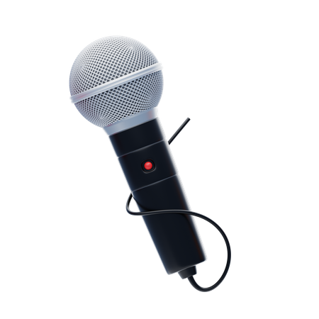 Microphone  3D Icon