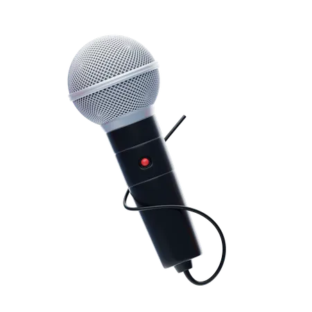 Microphone  3D Icon