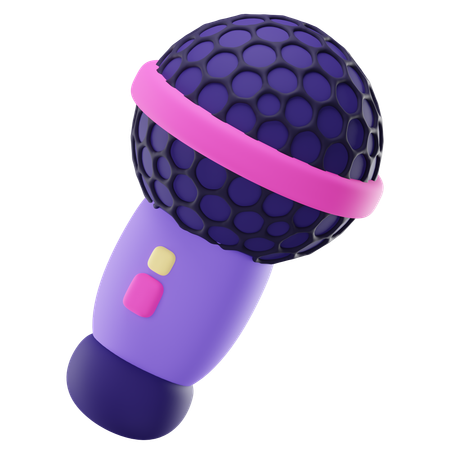 Microphone  3D Icon