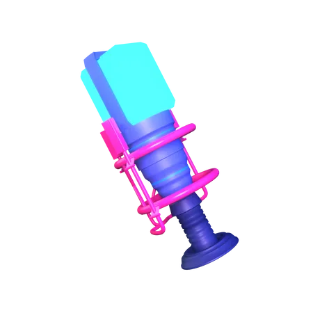 Microphone  3D Icon