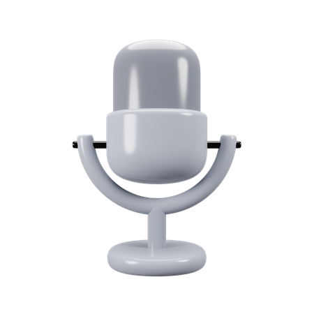 Microphone  3D Icon