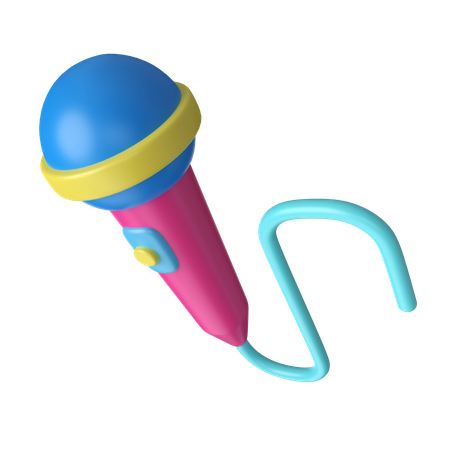 Microphone  3D Icon