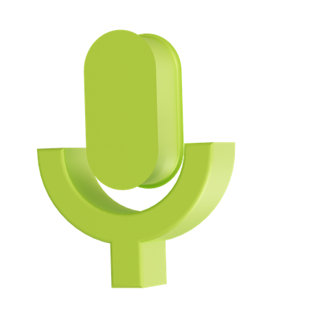 Microphone  3D Icon