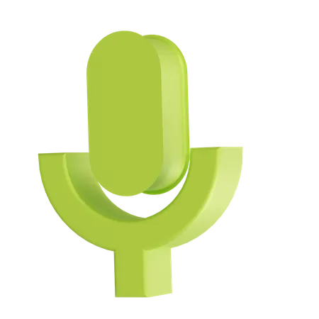 Microphone  3D Icon