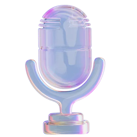 Microphone  3D Icon