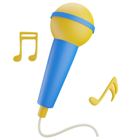 Microphone  3D Icon